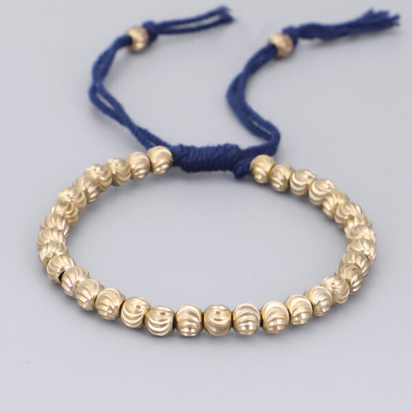 Tibetan Handmade Copper Bead Luck String Bracelet - 图片 12
