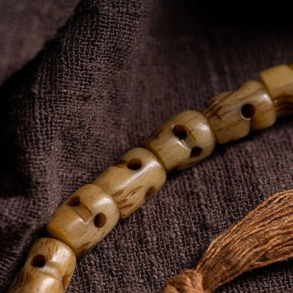 Tibetan Yak Bone The Lord Of The Corpse Forest Keep Away Evil Spirits Bracelet - 图片 9