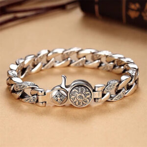 Tibet Om Mani Padme Hum Double Dorje Vajra Creativity Bracelet