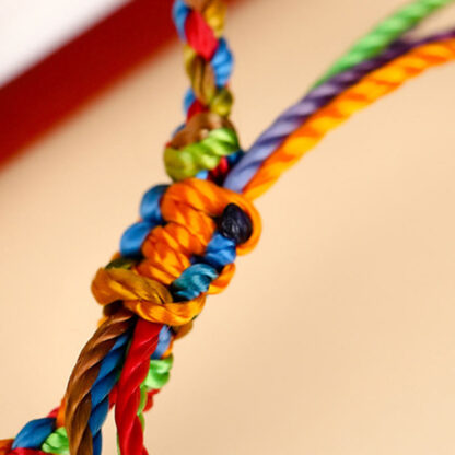 Buddha Stones 'May all your wishes come true' Lucky Multicolored Bracelet - 图片 7