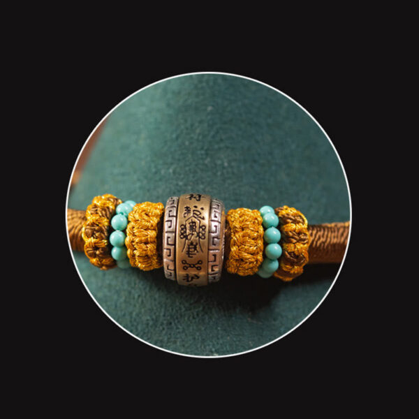 Handmade Tibetan Amulet King Kong Knot Luck Protection Braided Bracelet - 图片 11