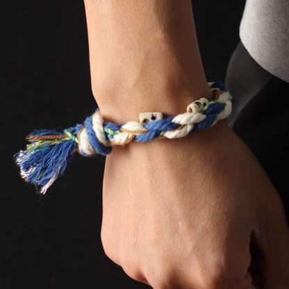 Buddha Stones Tibetan Zakiram Goddess of Wealth Bead Engraved Handmade Luck Bracelet - 图片 17