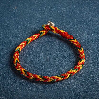 Buddha Stones 'May you be safe and sound all year round' Lucky Multicolored Bracelet - 图片 10