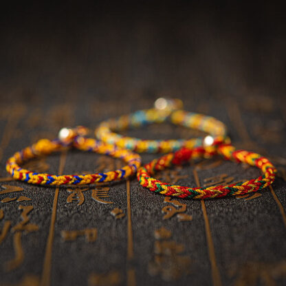 Buddha Stones 'May you be good fortune and success' Lucky Multicolored Bracelet - 图片 10