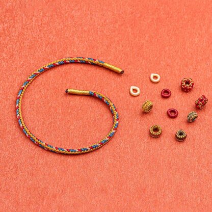 Buddha Stones Handmade Dunhuang Color Luck Braid String Bracelet - 图片 6