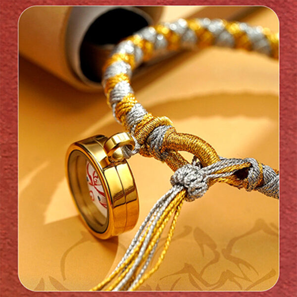 Handmade Tibetan Five God Of Wealth Dragon Scale Rope Luck Braid Bracelet - 图片 9