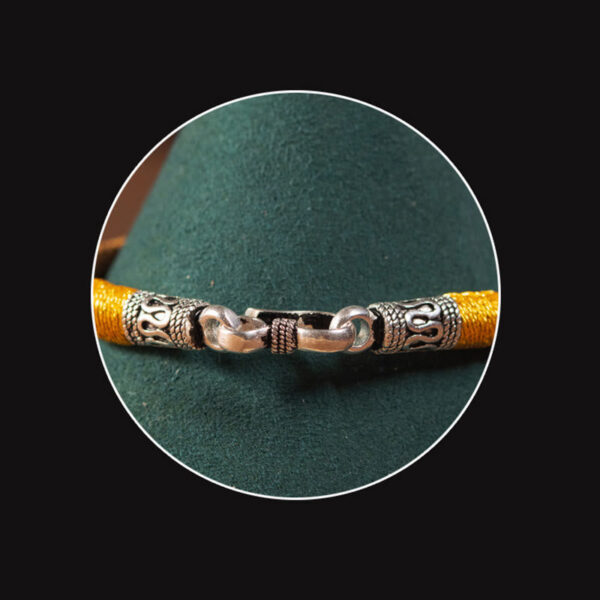 Handmade Tibetan Amulet King Kong Knot Luck Protection Braided Bracelet - 图片 12