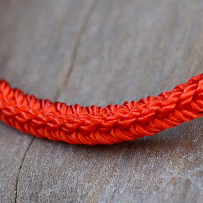 Buddha Stones Handmade Simple Design Chinese Knotting Luck Strength Braid String Bracelet - 图片 16