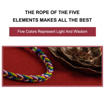 Buddha Stones 'May everything go your way' Lucky Multicolored Bracelet - 图片 7