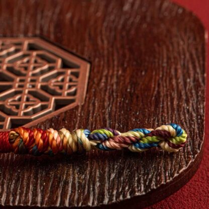 Buddha Stones 'May you be healthy and happy' Lucky Multicolored Bracelet - 图片 5