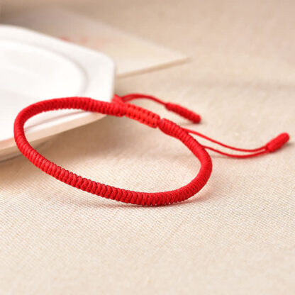 Buddha Stones Tibetan Lucky 3 Combination Sets Red String Bracelet - 图片 5