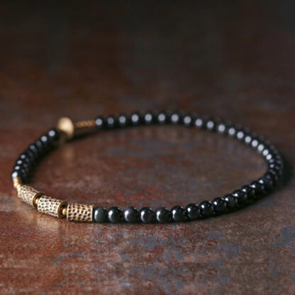 Buddha Stones Rainbow Obsidian Copper Love Double Wrap Bracelet - 图片 8