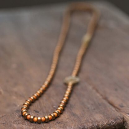 Retro Olive Pit Copper Wealth Bracelet - 图片 5