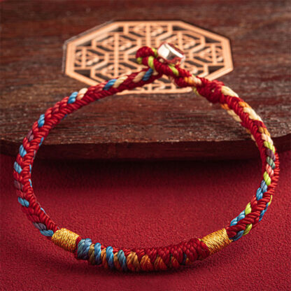Buddha Stones 'May You Be Safe And Lucky In The Year Ahead' Multicolored Bracelet - 图片 9