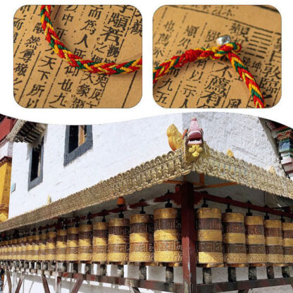 Buddha Stones 'May you be good fortune and success' Lucky Multicolored Bracelet - 图片 11