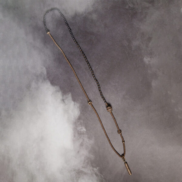Vintage Lava Rock Copper Healing Multilayered Bracelet - 图片 8