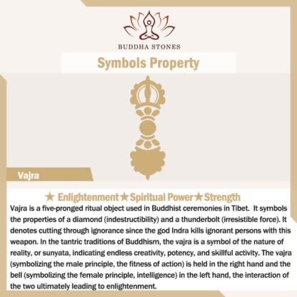 Buddha Stones Tibetan Handmade Dorje Vajra Strength Eight Threads String Bracelet - 图片 12