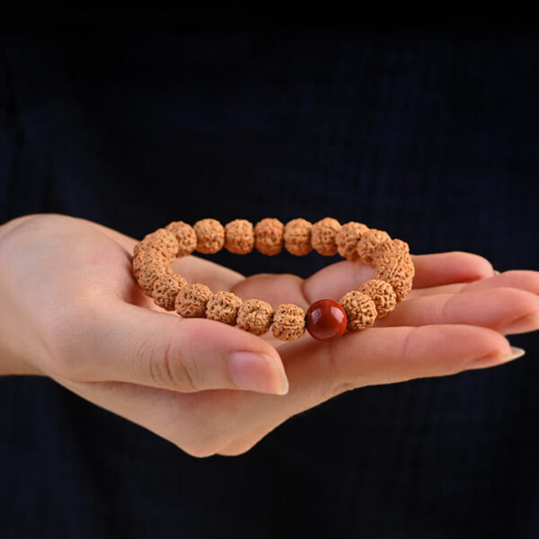 Tibet Rudraksha Bodhi Seed Wealth Auspiciousness Bracelet - 图片 13