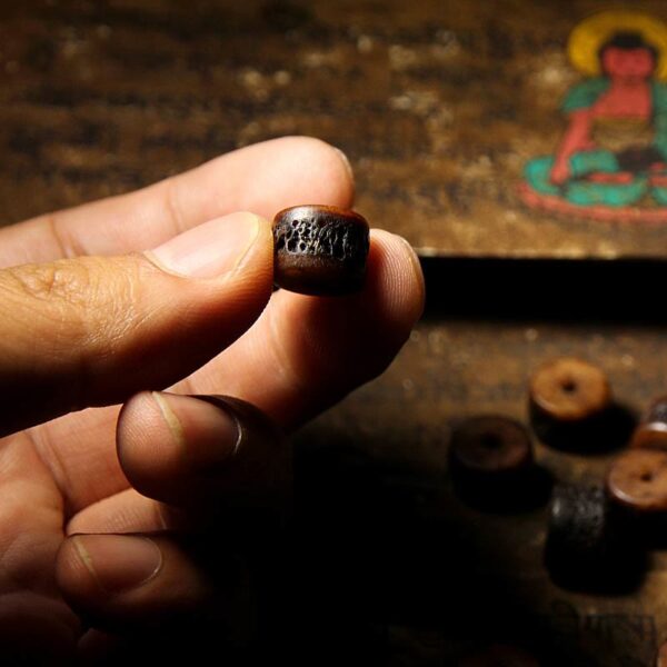 Tibetan Yak Bone Dzi Bead Turquoise Keep Away Evil Spirits Bracelet - 图片 27